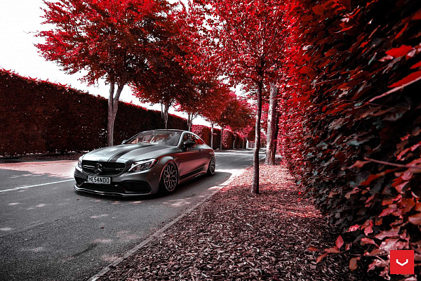 Фото дисков Vossen HF-2 Алмазная проточка на Mercedes-Benz C-Class (W205)