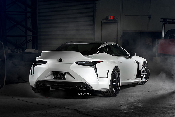 Фото дисков Strasse Wheels SV1 Deep Concave FS Глянцевый лак на Lexus LC 500