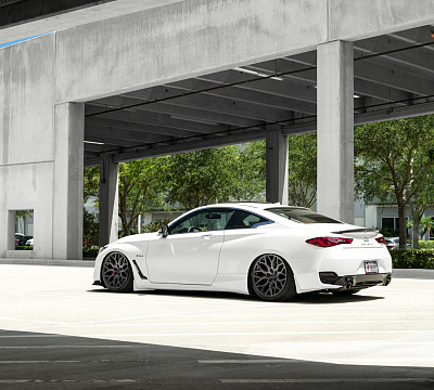 Фото дисков Vossen HF-2 на Infiniti Q60 II