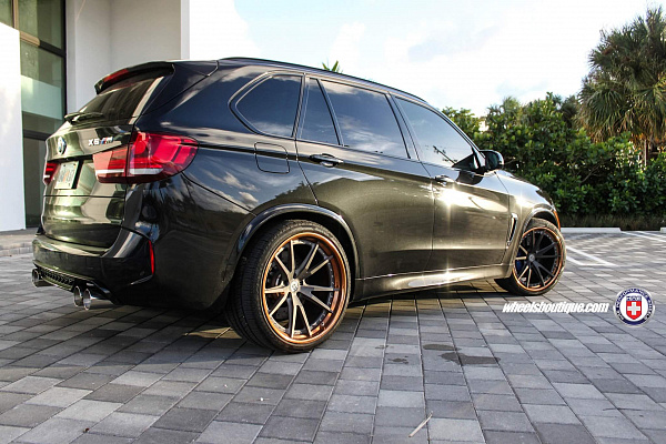 Фото дисков HRE S104 Сатиновый темный лак на BMW X5/X5 M (F15/F85)