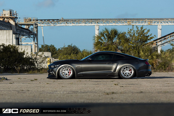 Фото дисков BC Forged HCS02 Глянцевый лак на Ford Mustang VI