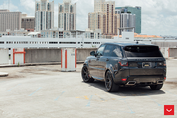 Фото дисков Vossen HF-5 Сатиновый графит на Range Rover Sport II