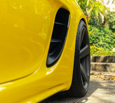 Фото дисков Vossen CG-210 на Porsche Cayman III