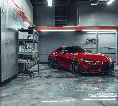 Фото дисков Vossen EVO-4R на Toyota Supra A90