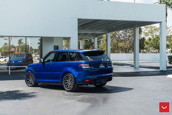 Фото дисков Vossen HF-2 Алмазная проточка на Land Rover Range Rover Sport II