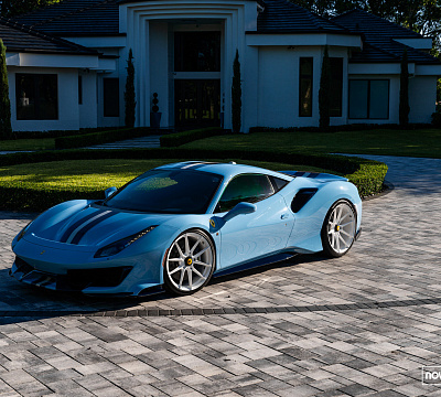 Фото дисков NOVITEC NF10 на Ferrari 488
