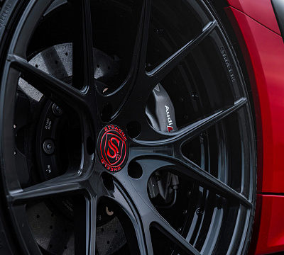 Фото дисков Strasse Wheels SM5R Deep Concave Duoblock на Audi R8 (4S)