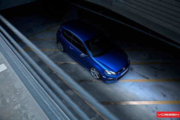 Фото дисков Vossen CV3 Серебро на Volkswagen Golf VII