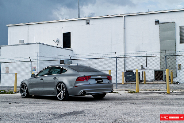 Фото дисков Vossen CV5 Алмазная проточка на Audi A/RS 7 (4G)