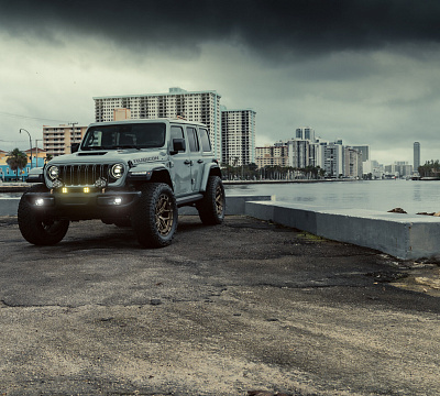 Фото дисков Vossen HFX-1 (5-Lug) на Jeep Wrangler IV (JL)
