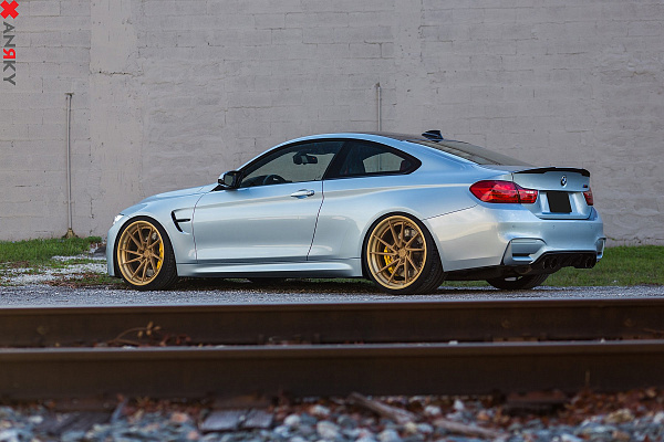 Фото дисков Anrky AN33 Сатиновая бронза на BMW 4/M4 (F32/F82)