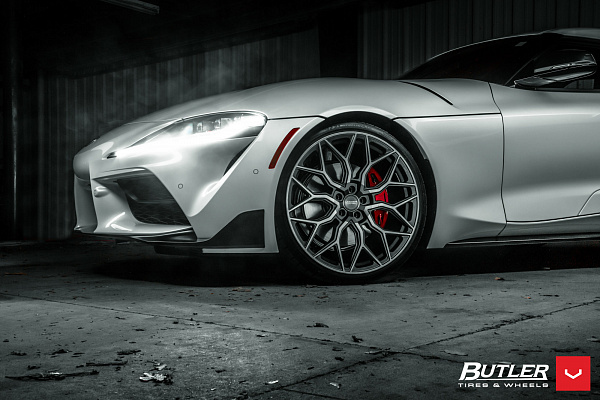 Фото дисков Vossen HF-2 Глянцевый тонированный лак на Toyota Supra A90