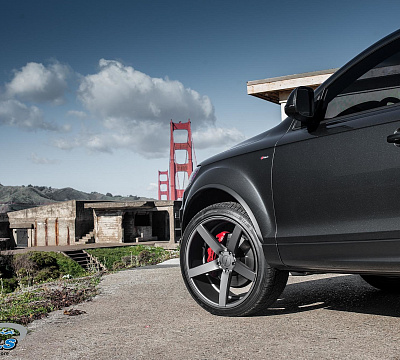 Фото дисков Vossen CV3 на Audi Q7 (4L)