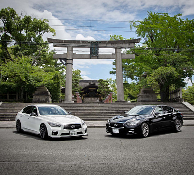 Фото дисков Vossen HF-2 на Infiniti Q50