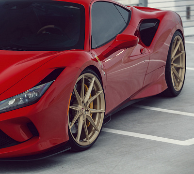 Фото дисков Vossen EVO-2 на Ferrari F8