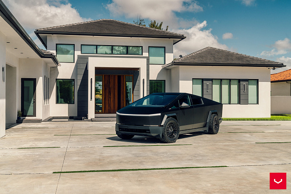 Фото дисков Vossen HFX-1 (6-Lug) Черный глянец на Tesla Cybertruck