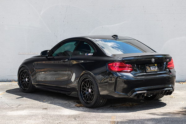 Фото дисков HRE 300 Черный сатин на BMW 2/M2 (F22/F87)