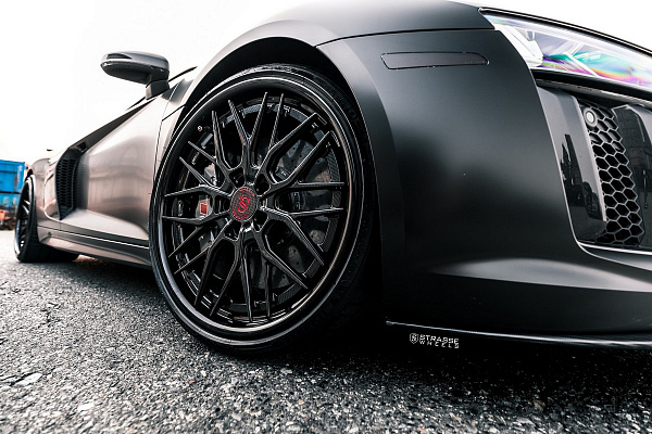 Фото дисков Strasse Wheels SV10M Deep Concave FS Другой цвет на Audi R8 (4S)