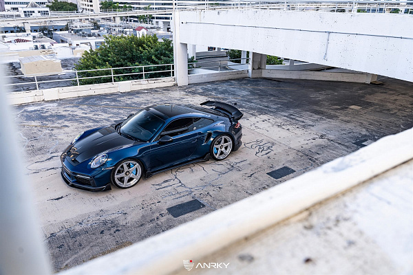 Фото дисков Anrky AN36-S Полированный лак на Porsche 911 VIII