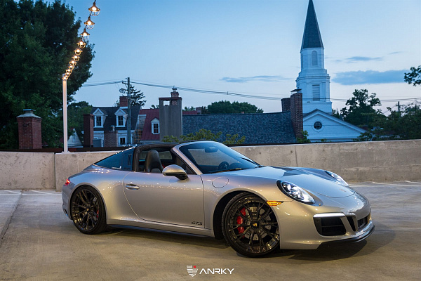 Фото дисков Anrky S2-X5 Глянцевый темный лак на Porsche 911 VII