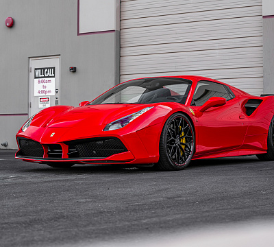 Фото дисков Brixton Forged CM6-R на Ferrari 488