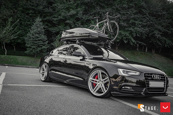 Фото дисков Vossen VFS-5 Серебро на Audi A/S/RS 5 (8T)