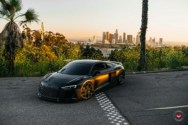 Фото дисков Vossen EVO-3R Глянцевый темный лак на Audi R8 (4S)