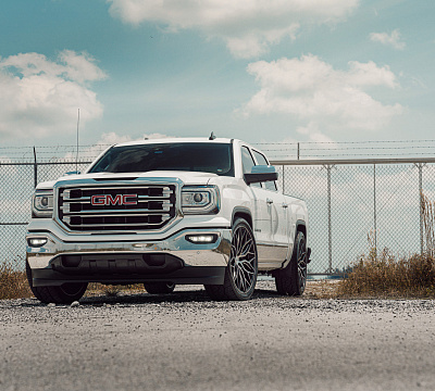 Фото дисков Vossen HF6-3 на GMC Sierra III