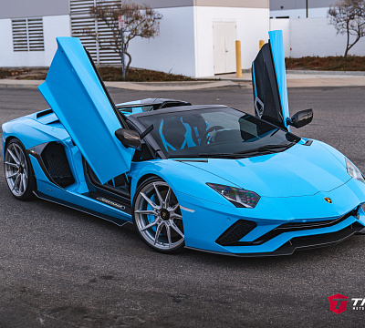 Фото дисков Vossen EVO-2R на Lamborghini Aventador