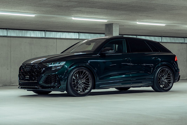 Фото дисков Brixton Forged VL4 Сатиновый темный лак на Audi Q8