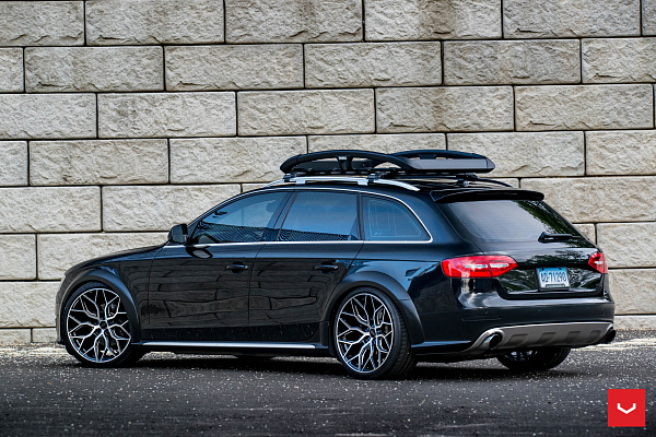 Фото дисков Vossen HF-2 Алмазная проточка на Audi A/S/RS 4 (B8)