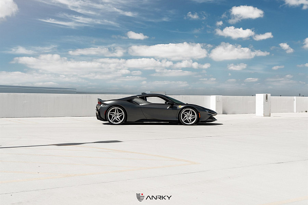 Фото дисков Anrky S1-X3 Глянцевый лак на Ferrari SF90