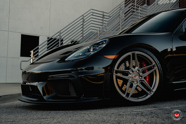 Фото дисков Vossen EVO-1 Глянцевый тонированный лак на Porsche Cayman III