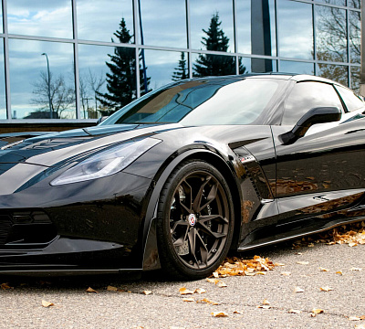 Фото дисков HRE P201 на Chevrolet Corvette C7