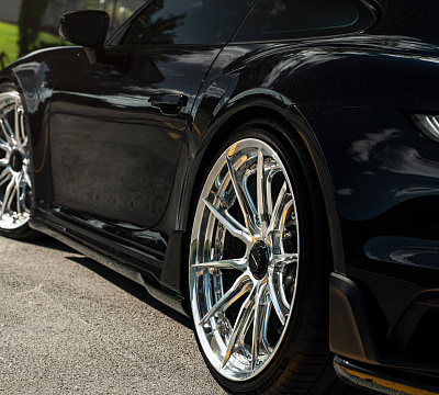 Фото дисков HRE S104SC на Porsche 911 VIII