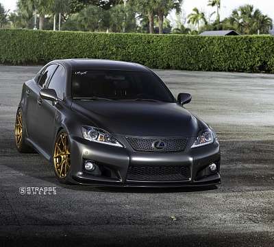 Фото дисков Strasse Wheels SM5R Deep Concave Monoblock на Lexus IS II