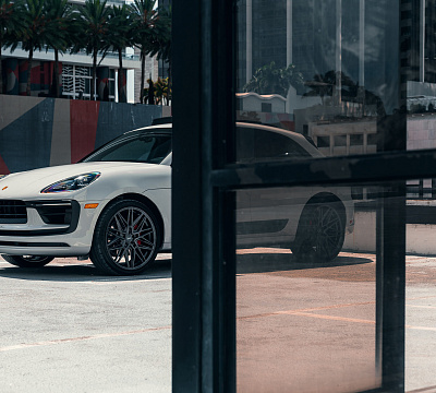 Фото дисков Vossen HF-7 на Porsche Macan I