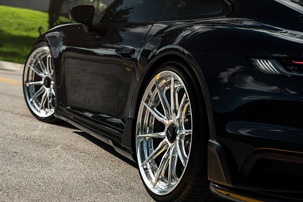 Фото дисков HRE S104SC Полированный лак на Porsche 911 VIII