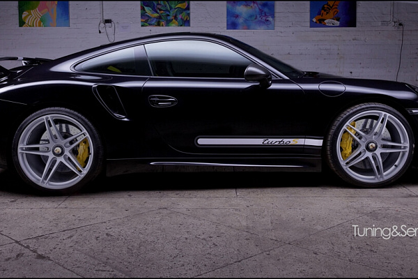 Фото дисков HRE P107 Серебро на Porsche 911 VII