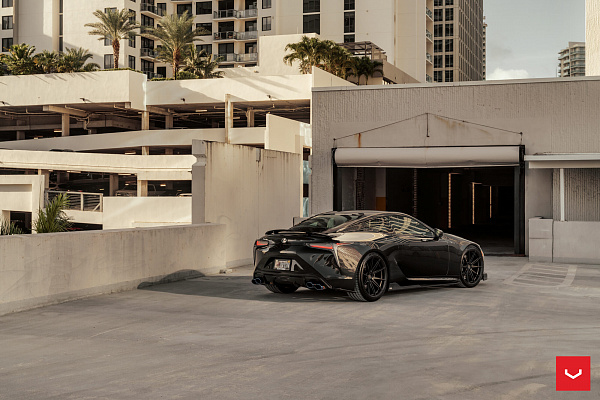 Фото дисков Vossen HFX-2 (5-Lug) Черный сатин на Lexus LC 500