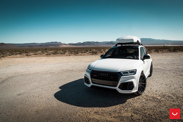 Фото дисков Vossen HF-3 Черный глянец на Audi Q5 (FY)