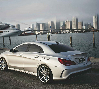 Фото дисков Vossen CVT на Mercedes-Benz CLA (C117, X117)