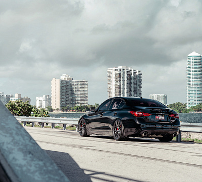 Фото дисков Vossen HF-5 на Infiniti Q50