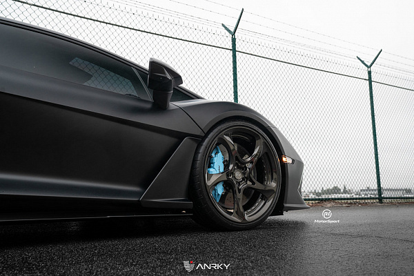 Фото дисков Anrky XR-205 Черный глянец на Lamborghini Revuelto