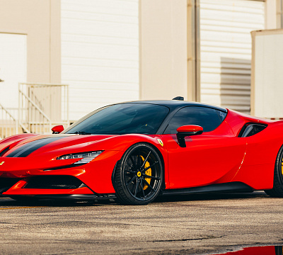 Фото дисков Vossen M-X2 на Ferrari SF90