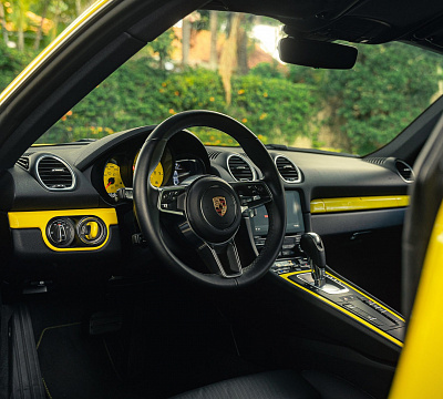 Фото дисков Vossen CG-210 на Porsche Cayman III