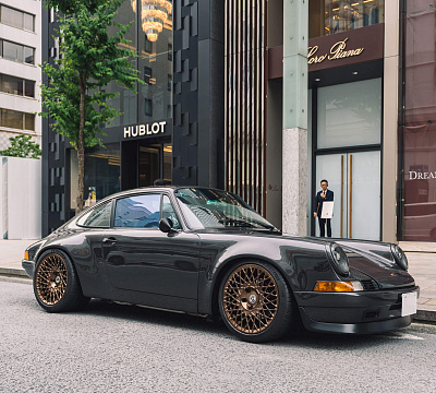 Фото дисков HRE 501M на Porsche 911 III