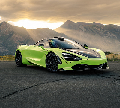 Фото дисков Strasse Wheels SV10M Deep Concave FS на McLaren 720S