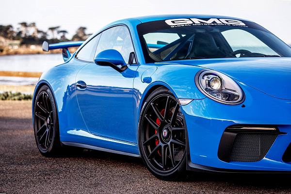 Фото дисков HRE RC104 Черный сатин на Porsche 911 VII