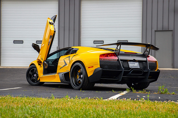 Фото дисков HRE 527 Черный сатин на Lamborghini Murcielago